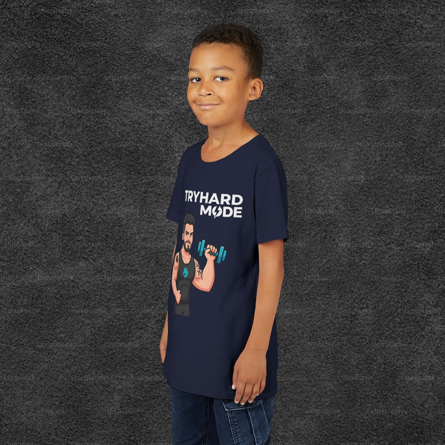 Camiseta niños - TRYHARD MODE - Colores claros