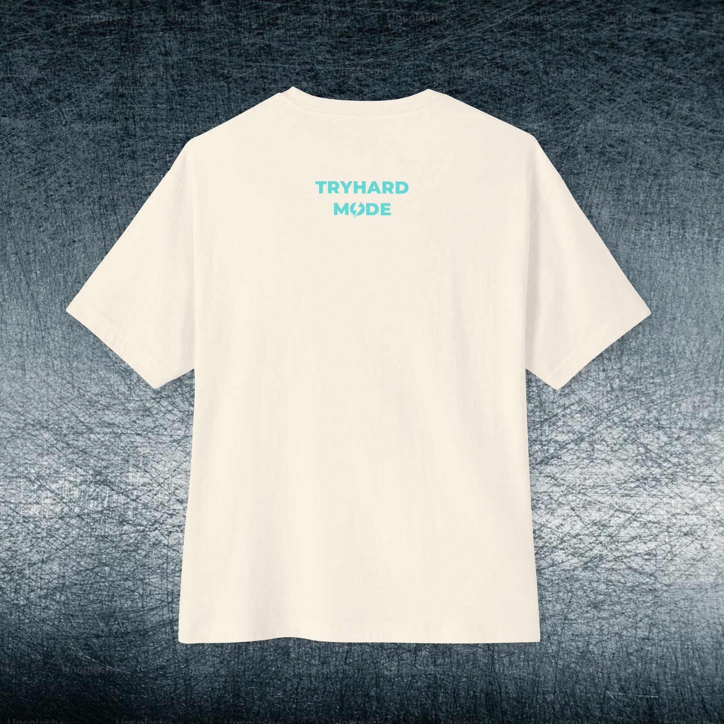 Camiseta de jugador extragrande - TRYHARD MODE - Detalles cian