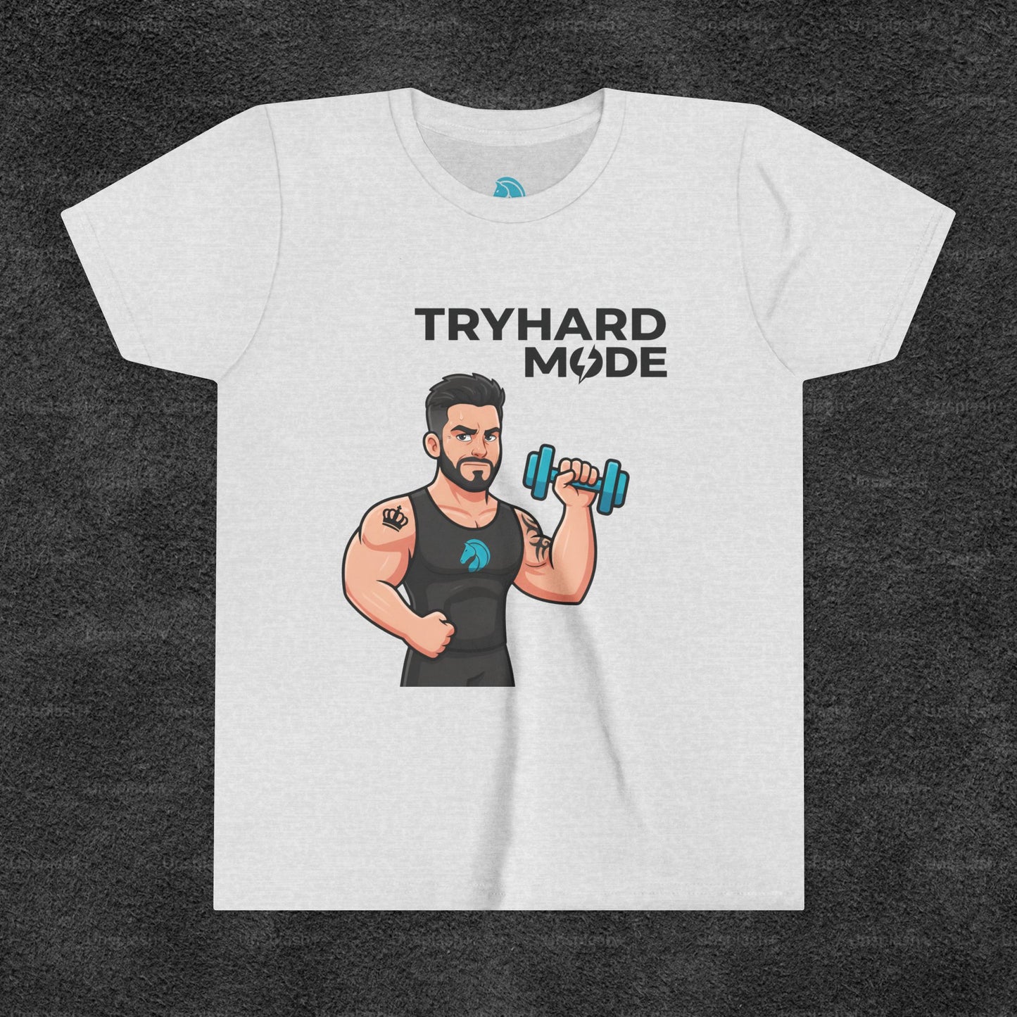 Camiseta niños - TRYHARD MODE - Colores claros