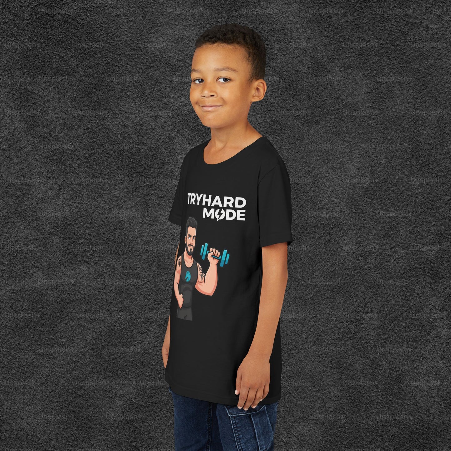 Camiseta niños - TRYHARD MODE - Colores claros