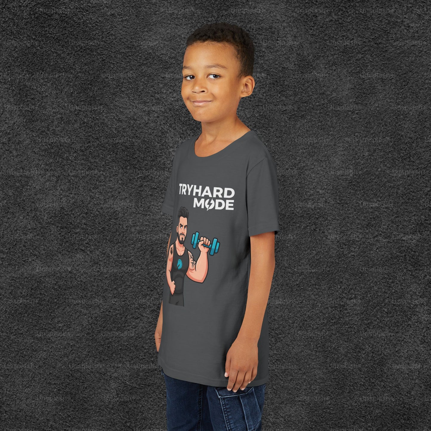 Camiseta niños - TRYHARD MODE - Colores claros
