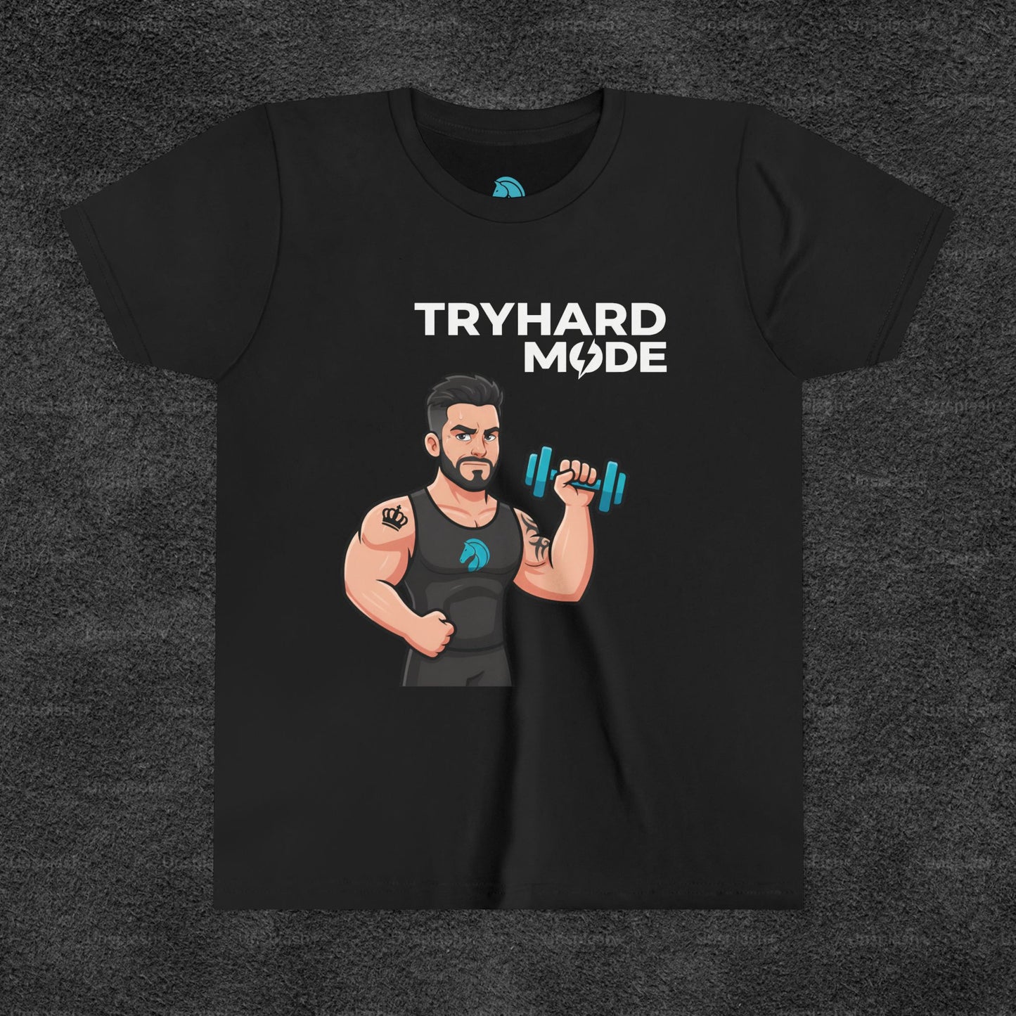 Camiseta niños - TRYHARD MODE - Colores claros