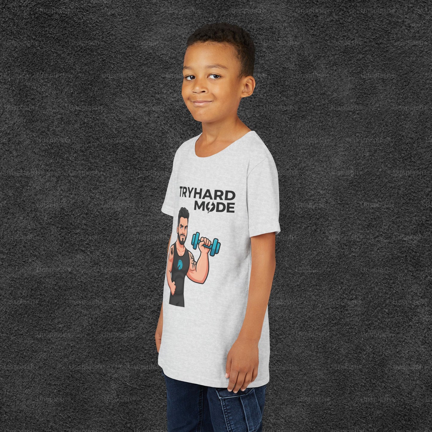 Camiseta niños - TRYHARD MODE - Colores claros