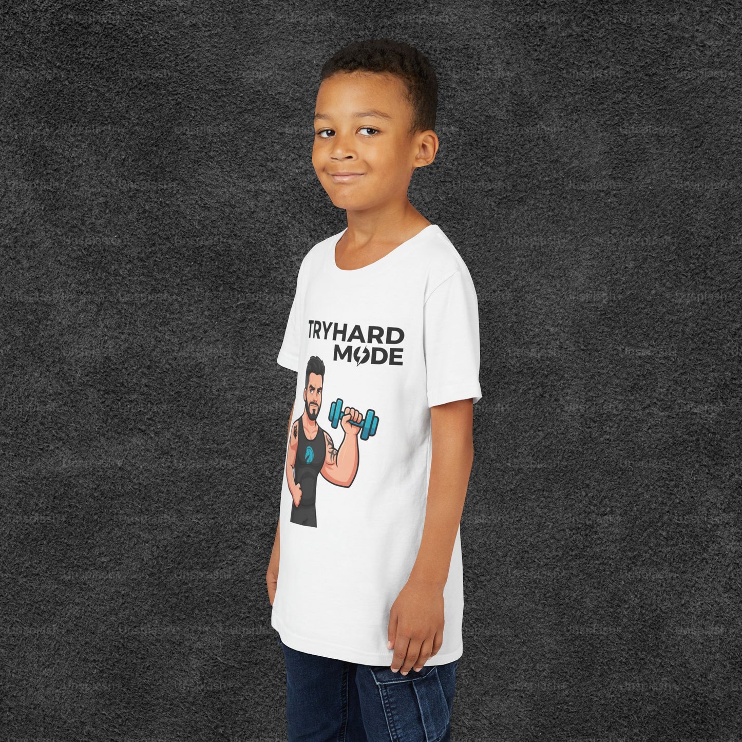 Camiseta niños - TRYHARD MODE - Colores claros