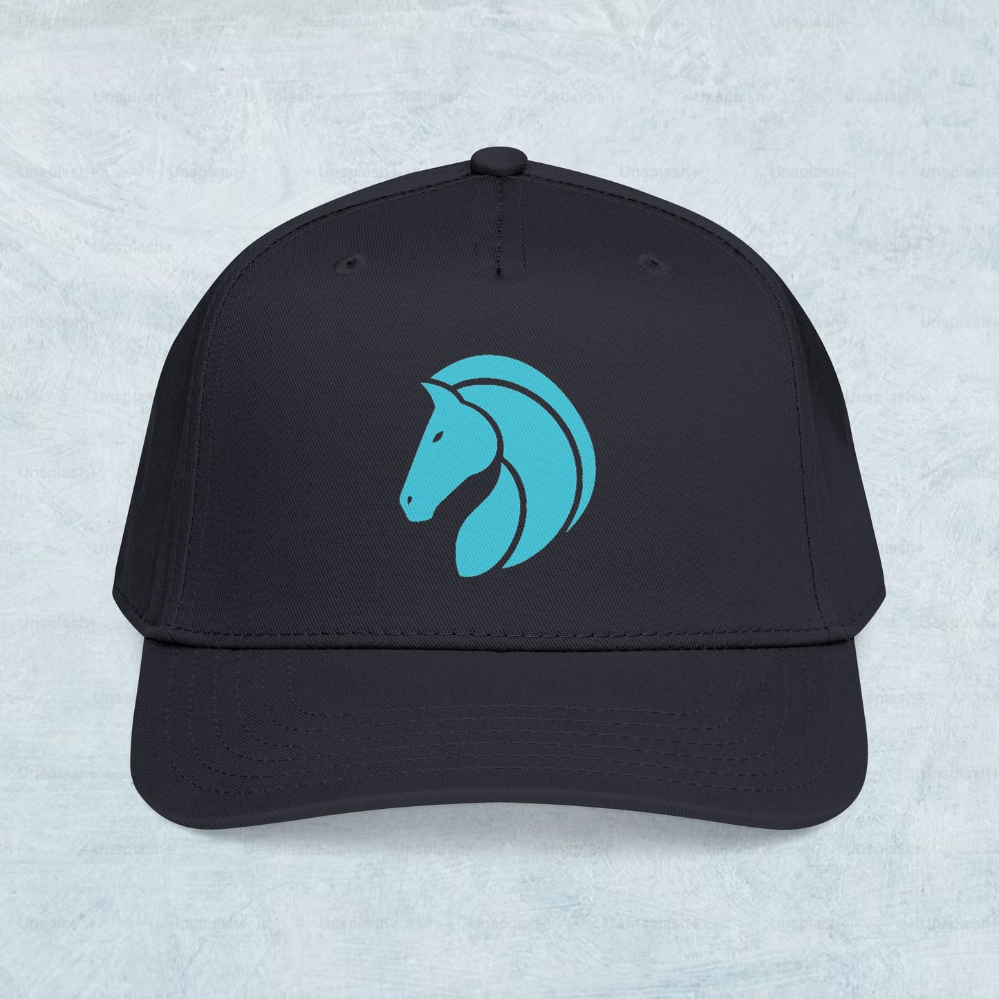 Gorra minimalista con logo de caballo Euren