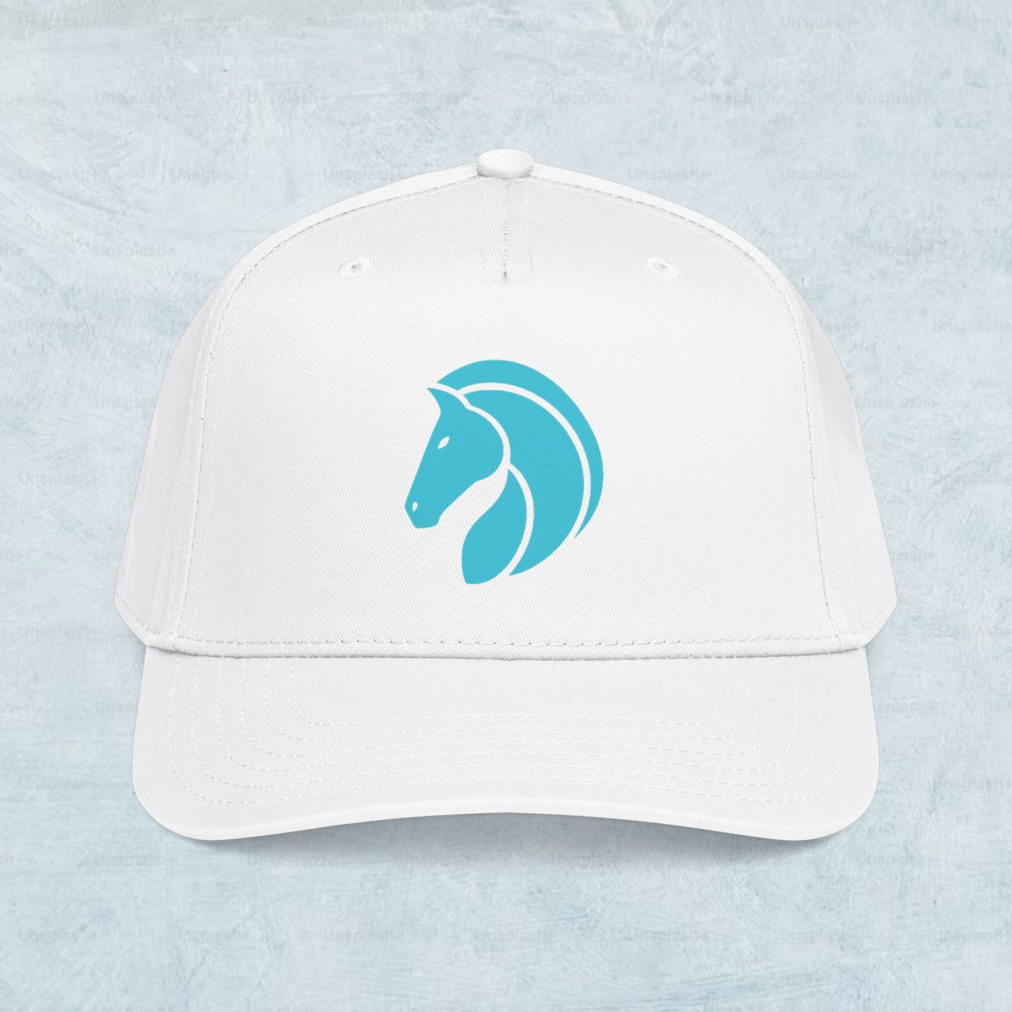 Gorra minimalista con logo de caballo Euren